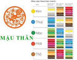 Sinh năm 1968 Mậu Thân hợp với màu gì? mua xe màu gì?