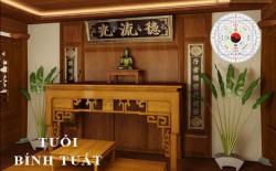 Xem hướng phòng thờ, bàn thờ hợp phong thuỷ cho tuổi Bính Tuất