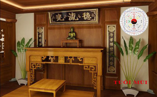 Tuổi Mùi đặt bàn thờ hướng nào hợp phong thuỷ