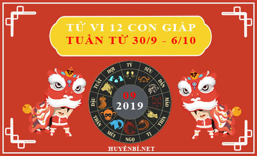 Tử vi tuần mới từ ngày 30/9 - 6/10/2019 của 12 con giáp